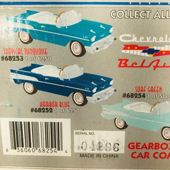 Gearbox 1997 Vintage 1957 Chevy Bel Air Convertible Serial #04296 Pedal Car New - Picture 8 of 11